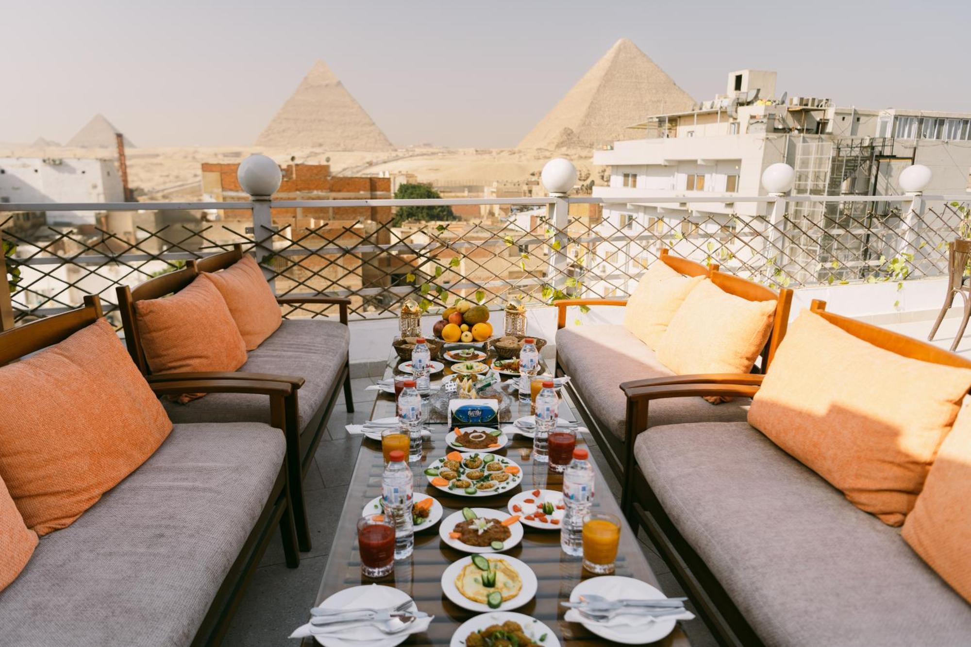 Jimmy Pyramids Hotel Kafret el-Gabal Exteriér fotografie