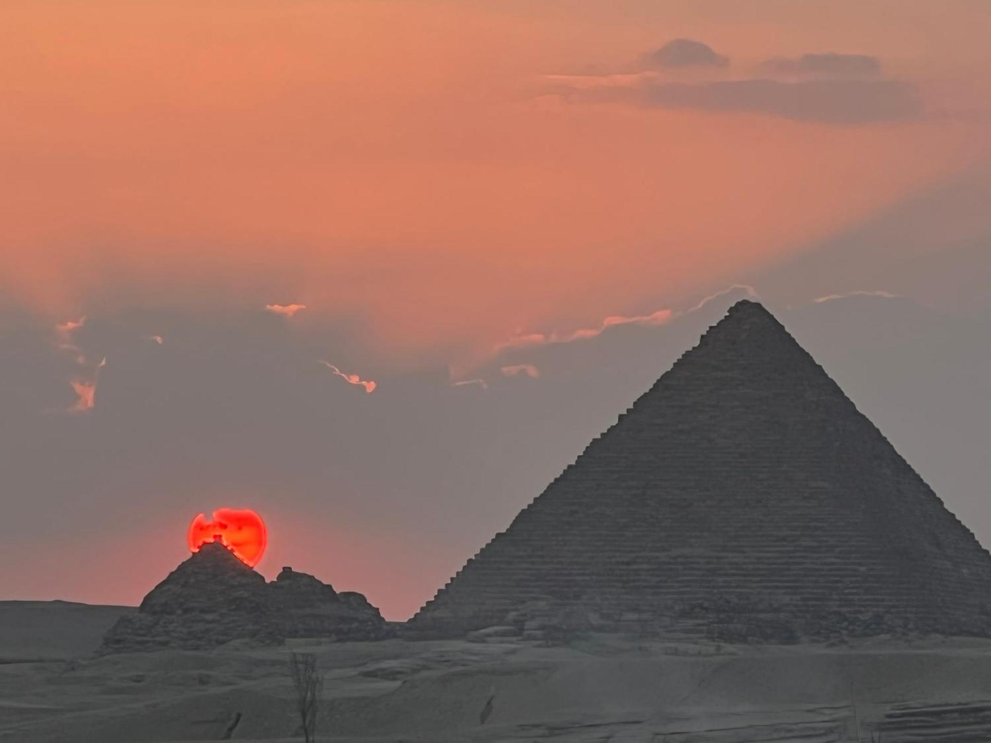 Jimmy Pyramids Hotel Kafret el-Gabal Exteriér fotografie