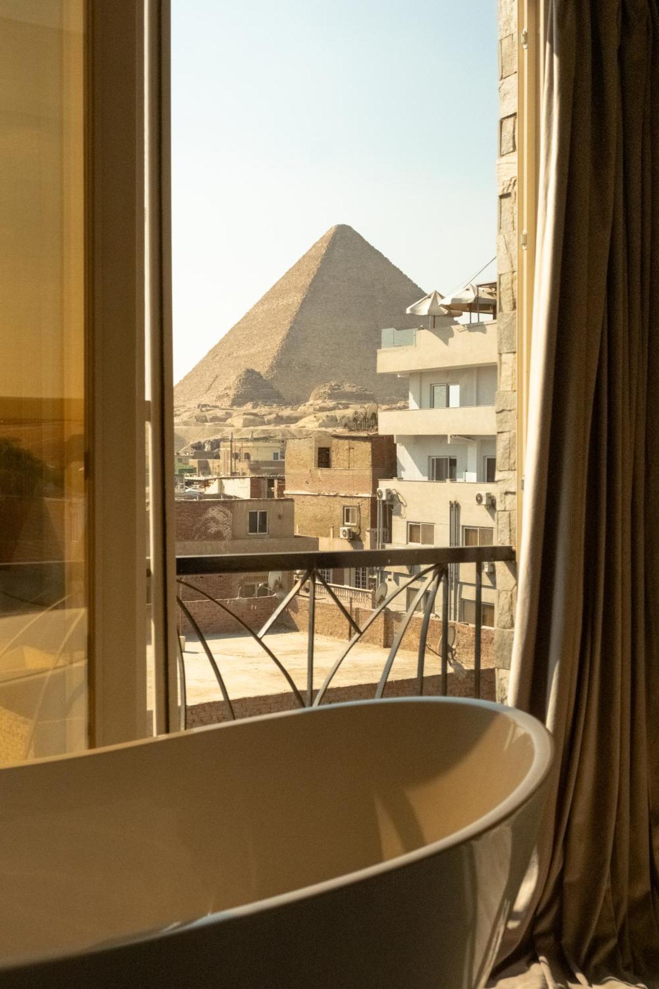 Jimmy Pyramids Hotel Kafret el-Gabal Exteriér fotografie